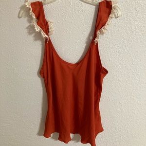 Free People satin tank